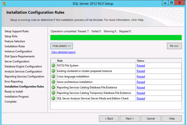 Quá trình cài đặt SQL Server 2012