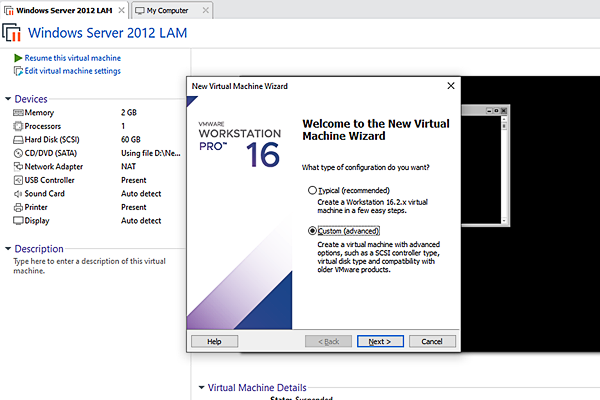 Bắt đầu quá trình cài đặt Win Server 2012 trên VMware Workstation
