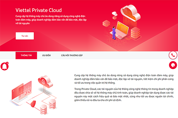 Tham khảo dịch vụ Private Cloud tại Viettel IDC trên nền tảng siêu hội tụ