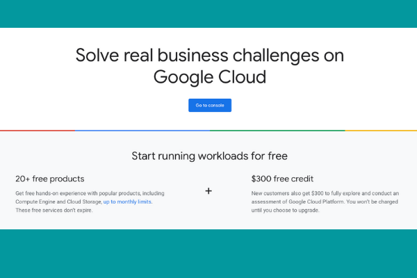 Google cung cấp MySQL Cloud Free nằm trong gói tín dụng 300 USD