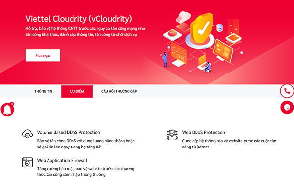 Những ưu điểm đáng chú ý của dịch vụ Cloud Security tại Viettel IDC