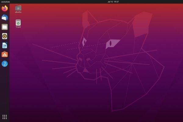 Giao diện Ubuntu Desktop