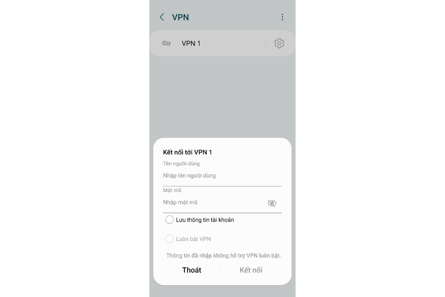 Cách cài đặt VPN trên điện thoại Android