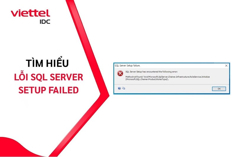 Lỗi SQL Server Setup failed: Nguyên nhân và cách khắc phục