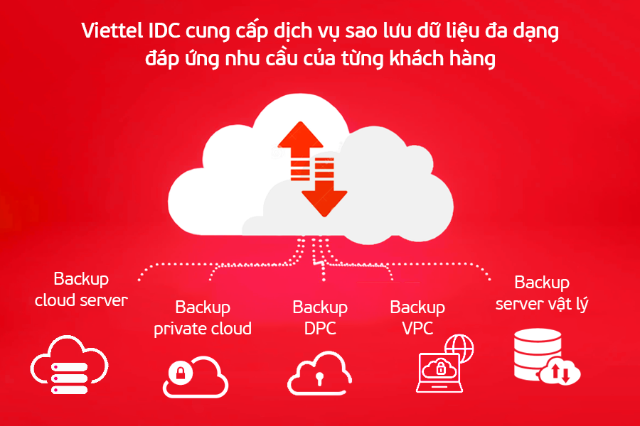 Viettel IDC đã và đang cung cấp một loạt các gói dịch vụ sao lưu dữ liệu đa dạng