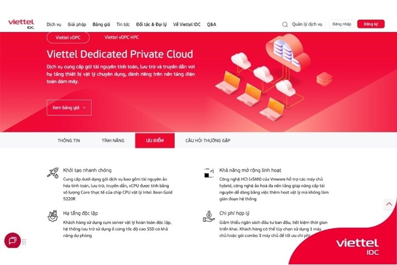 Top Most Reliable Dedicated Private Cloud Providers in Vietnam